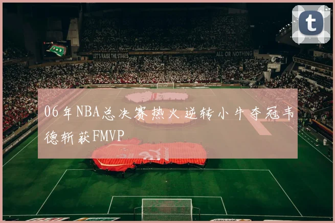 06年NBA总决赛热火逆转小牛夺冠韦德斩获FMVP